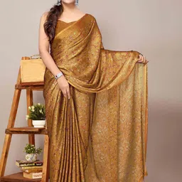 KALINI Floral Printed Saree image 1