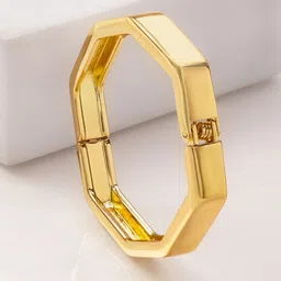 Rubans Voguish 22K Gold-Plated Bangle-Style Bracelet image 5