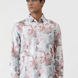 Greenfibre Men Slim Fit Floral Opaque Printed Casual Shirt-image-51