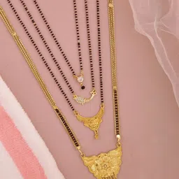 Bhanu diam Women Gold Mangalsutra-image-37