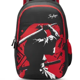Skybags Kyro 02 Katana Red Black School Backpack-picture-18