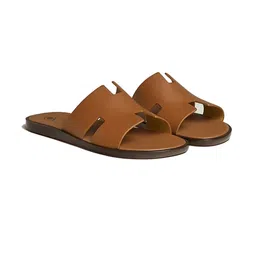 ITALIAN SHOES CO Tan Flip Flops-picture-18