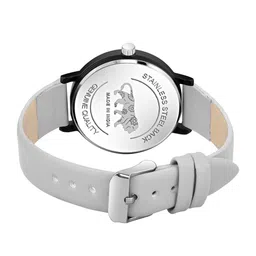 VIRAKTI Women Printed Dial & Leather Straps Analogue Watch G-36-GREY-V.Y image 2