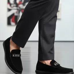 Carlton London Men Leather Loafers image 3