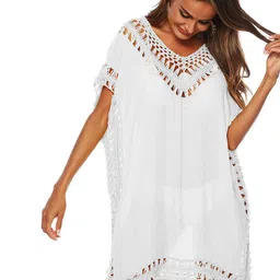 JC Mode V Neck Swimwear Cover Up Top-picture-22