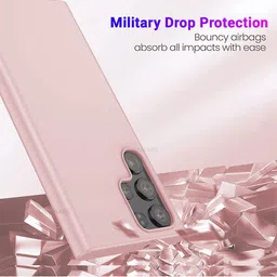 LIRAMARK Solid Printed Samsung Galaxy S22 Ultra Back Case Mobile Accessories image 2