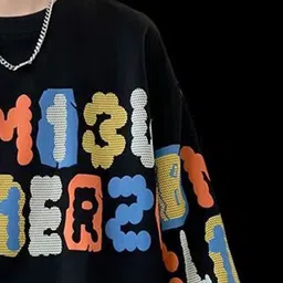 StyleCast x Revolte Typography Printed With Applique Detail Pullover image 3