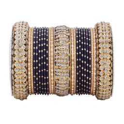 leshya Set Of 2 Stone Studded Bangles image 3