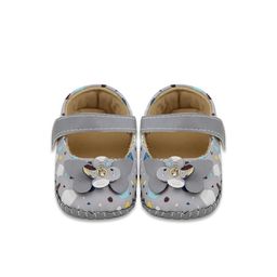 NESKA MODA Girls Grey Cotton Booties-image-18