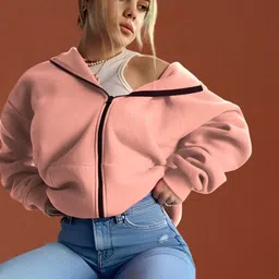 Moda Rapido Women Fleece Lightweight Puffer Jacket-picture-36