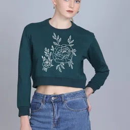 CORSICA Women Polyester Printed Pullover Sweatshirt-image-83
