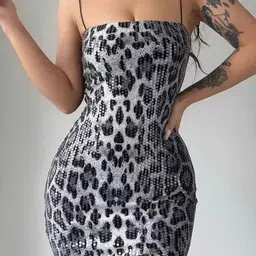 Outzidr Women Printed Bodycon Mini Dress-image-64
