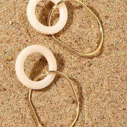 SALTY Timeless Luxury Circular Drop Earrings image 3