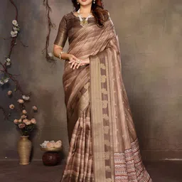 ALAGINI Woven Design Zari Saree image 2