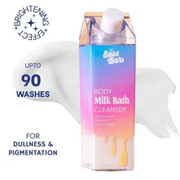 The Sass Bar Body Milk Bath Cleanser With Niacinamide- 470 ml image 4