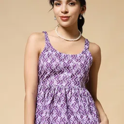 Womenster Women Cotton Scoop Neck Top-image-64