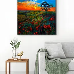 999Store Green & Orange 1 Piece Canvas Other Wall Paintings-picture-38