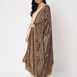 AKSHADEEP Printed Foil Print Dupatta image 5