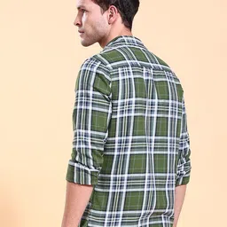 The Indian Garage Co Men Opaque Checked Casual Shirt image 4