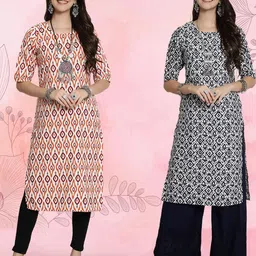 ethnic basket Cotton Embroidered Kurta-picture-31