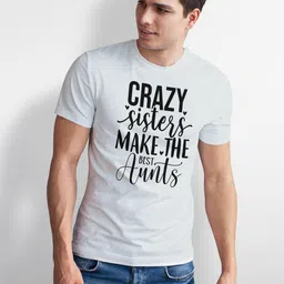 Seekbuylove Men Bio Finish Typography Printed Pure Cotton T-shirt image 5