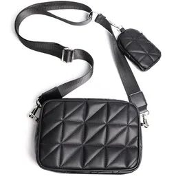 Mast & Harbour Textured Waterproof Messenger Bag image 2