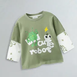 FOREVER FRIDAY Girls Graphic Printed Round Neck Cotton T-shirt-picture-19