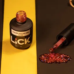 LICK Color Polish UV / LED Gel Nail Polish - 15 ml - Red-picture-1