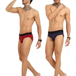 Bamboology Pack of 2 Mid-Rise Ultra-Soft Basic Briefs-picture-24