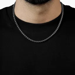 SWASHAA Men Silver-Plated Stainless Steel Chain-picture-48