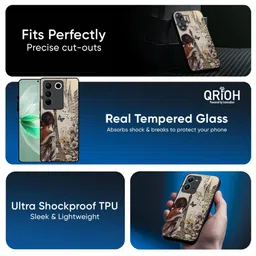 QRIOH Quirky Printed Vivo X200 5G Back Case Mobile Accessories image 2