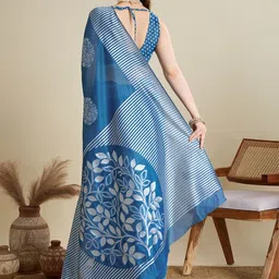 Kalista Woven Design Silk Blend Saree image 3