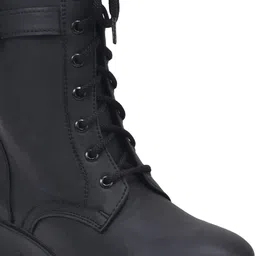 Padchin Women Round Toe Chunky Boots image 4