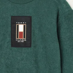 Tommy Hilfiger Boys Solid Round Neck Sweatshirt image 3