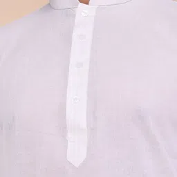 W & G Men Regular Pure Cotton Kurta with Churidar image 4