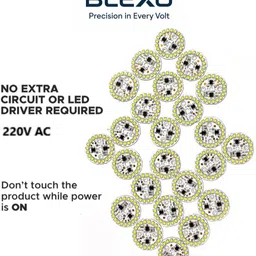 blexo 9W LED DOB PCB | Warm White Light | 220V AC Driverless Board | Pack of 5 | Light Electronic Hobby Kit image 3