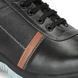 MENGLER Men Leather Sneakers image 3
