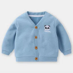 Xsole Girls V-Neck Long Sleeves Ribbed Cardigan-picture-35