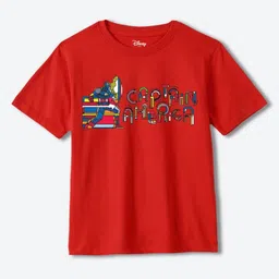 Wear Your Mind Boys Avengers Printed Pure Cotton T-shirt-picture-39