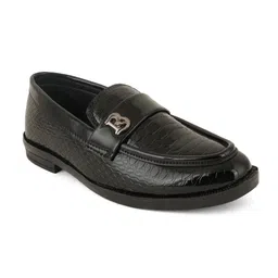 ZOOMBIE Boys Textured Slip-On Formal Loafers image 5