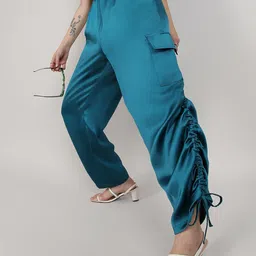Campus Sutra Women Relaxed Easy Wash Trousers-image-81