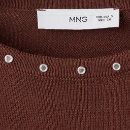 MANGO Studded Detail Pullover image 5