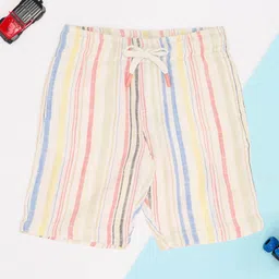 Pantaloons Junior Boys StripedAbove Knee Shorts-picture-41