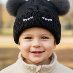 Adorazone Unisex Kids Woollen Beanie-image-50