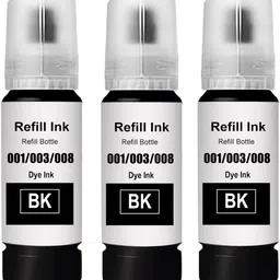 canoff 001/003/008 Black Refill Ink For Ep. EcoTank L1110,L3100,L3110,L3150,L3115 Black Ink Bottle-picture-20
