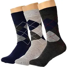 queery Men Solid Mid-Calf/Crew-picture-27