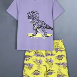 HELLCAT Girls Printed T-shirt with Shorts-picture-34