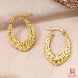 Estailo fashion Contemporary Hoop Earrings-picture-20