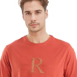 RARE RABBIT Men Printed Pockets T-shirt image 1