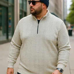 AUSTIVO Men Checked Pullover-picture-26